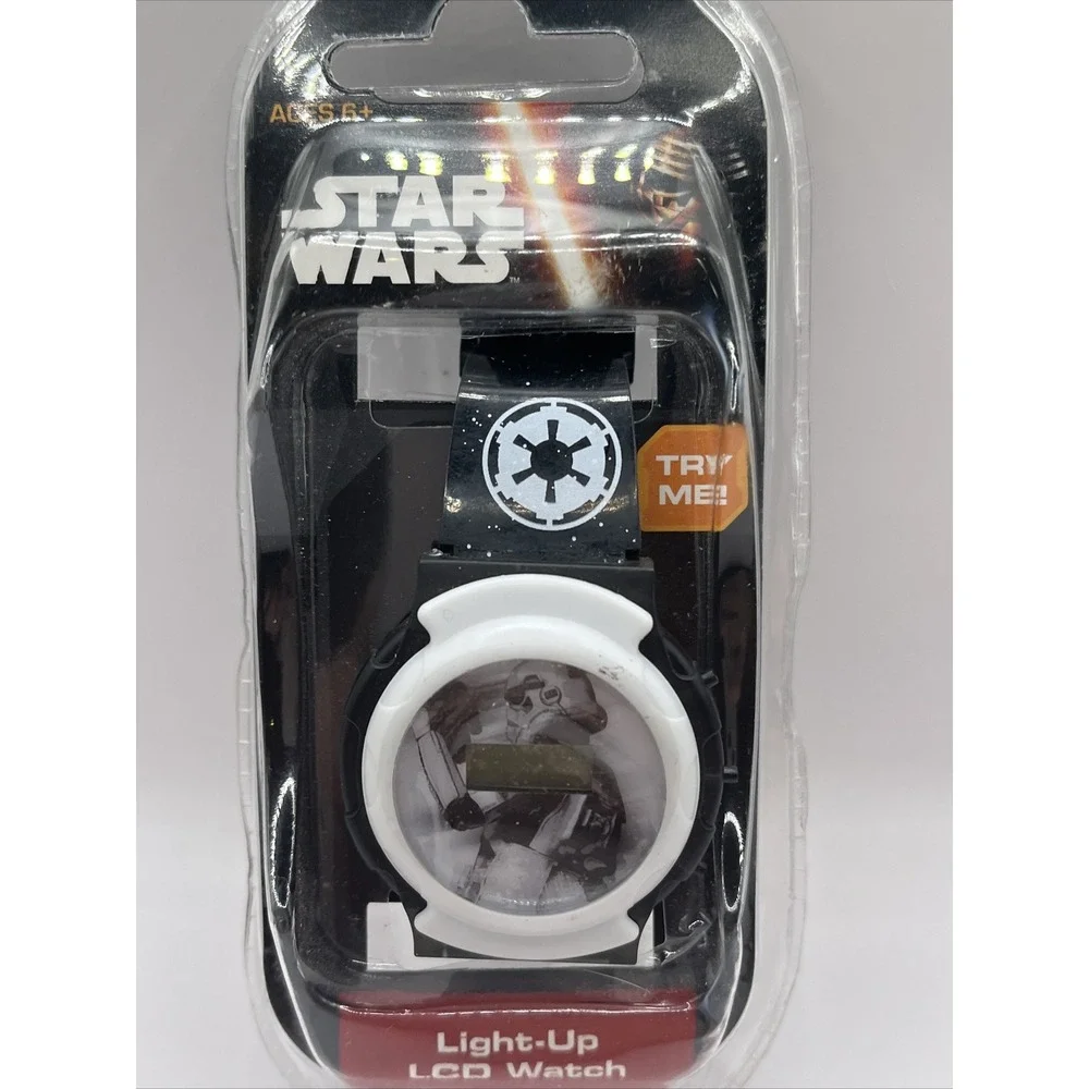 Star War Storm Trooper Children's‎ Light- Up LCD Watch